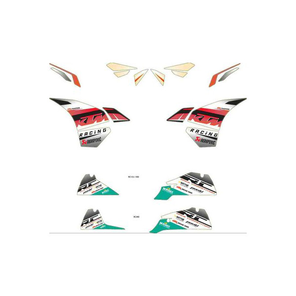 KTM Factory graphics kit